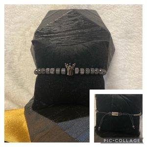 New Men’s Stainless Steel Adjustable Drawstring Bracelet